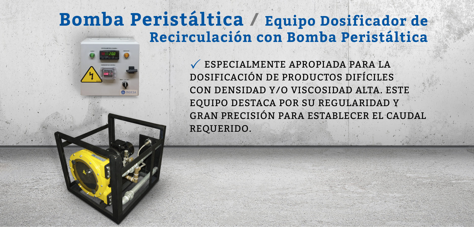 INGESA Bomba Peristáltica