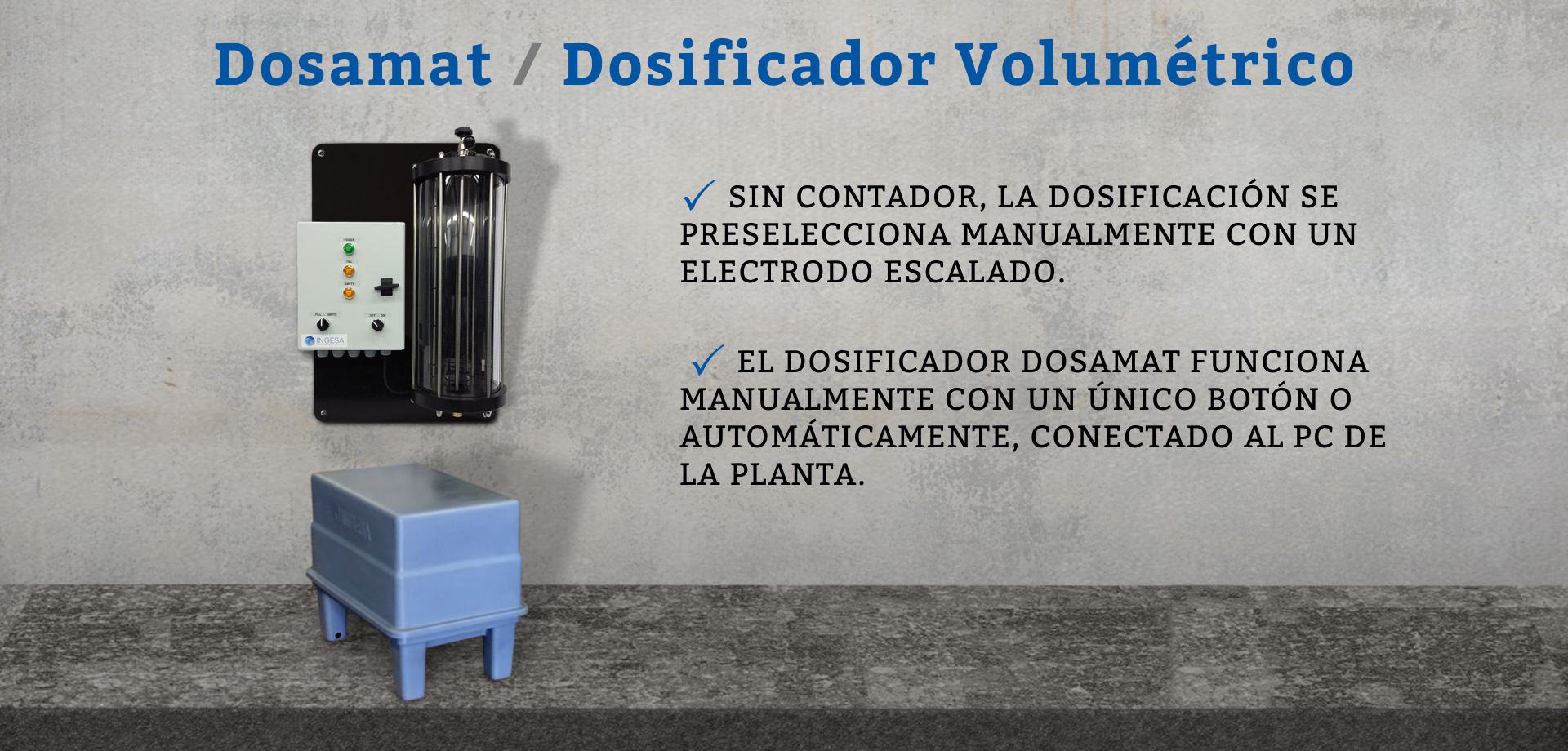 INGESA Dosamat Dosificador Volumétrico